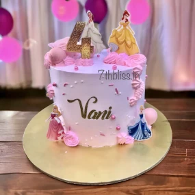 Princess theme cake 