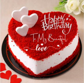 red birthday cake 